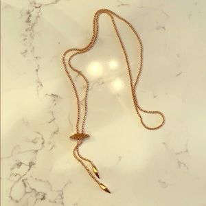Kendra Scott rose gold drusy cheska necklace